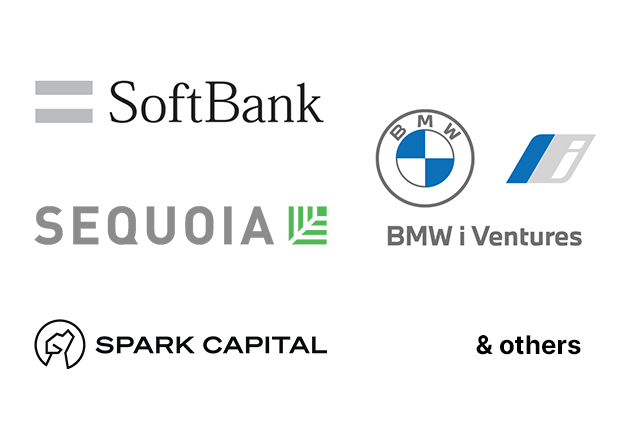 Softbank, Sequoia, Spark Capital, BMW Ventures logos