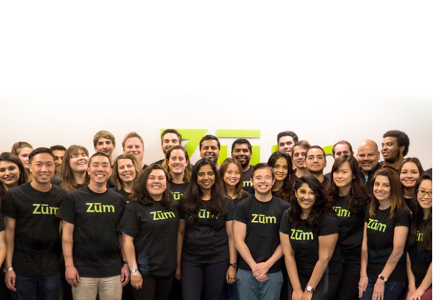 Group of Zum employees